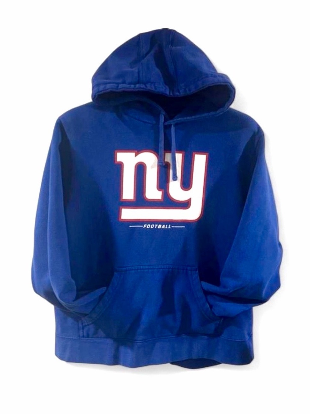 NFL New York Giants Blue Hoodie Sweatshirt Size Men’s Large